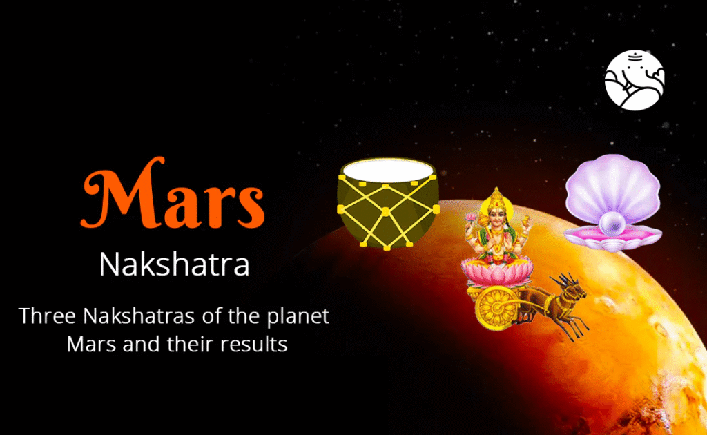 Mars Nakshatras Mrigashira Chitra Dhanistha symbols and personality traits in Vedic astrology