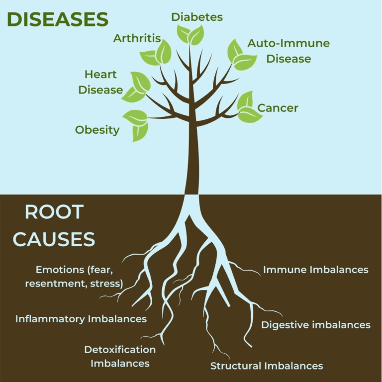 Holistic approach to understanding and treating the root causes of disease