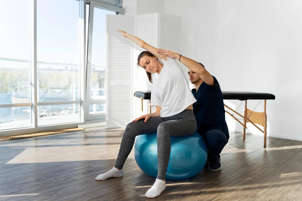 Personalized physiotherapy session at Jeevalaya combining modern rehab and holistic healing